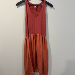 Anthropologie Dolan Rust Sleeveless V-Neck Midi Sundress